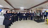 تقدیر بسیج جامعه پزشکی و کادر سپاه امام حسن مجتبی ( ع ) از پرستاران مرکز آموزشی درمانی شهید مدنی 